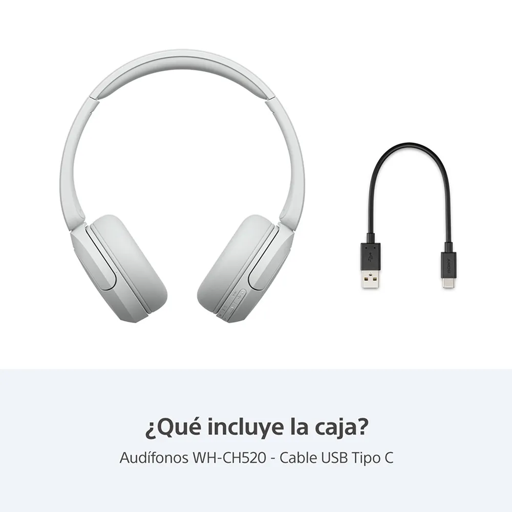 Sony WH-CH520 Blanco, foto 2