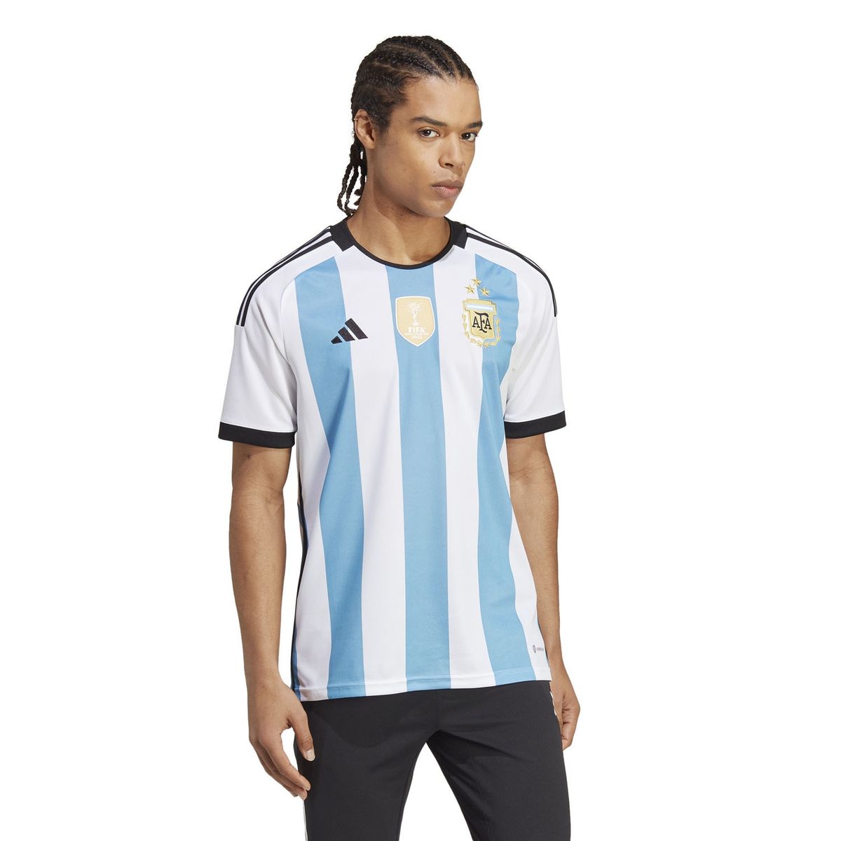 ADIDAS - Camiseta De Futbol Local Argentina Campeón Hombre Adidas