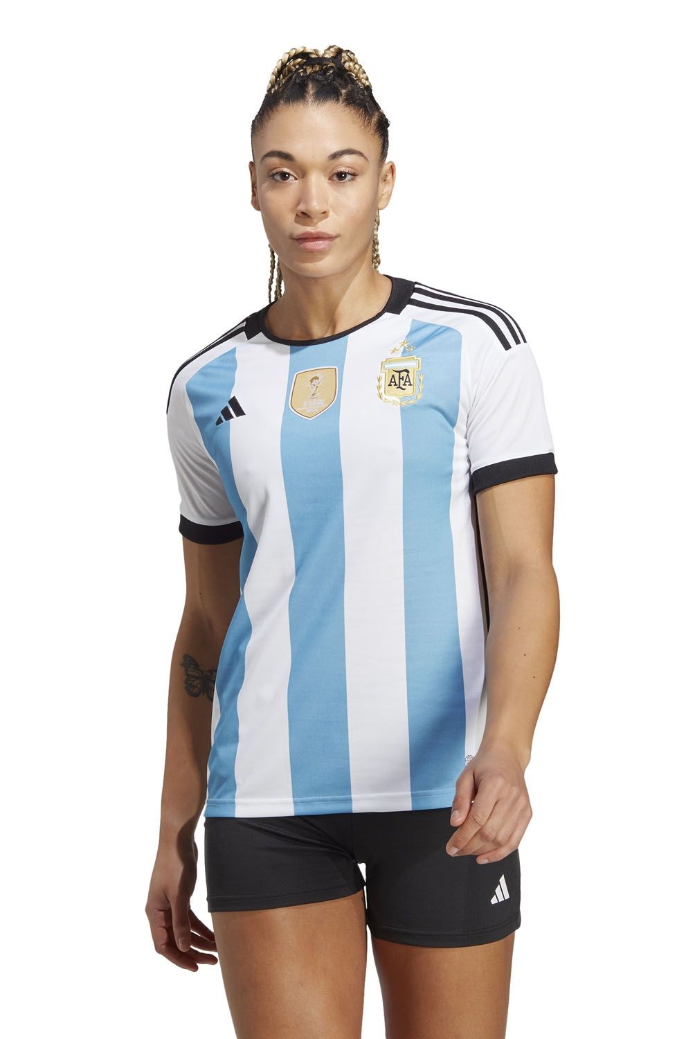ADIDAS - Camiseta De Futbol Local Argentina Campeon Mujer Adidas