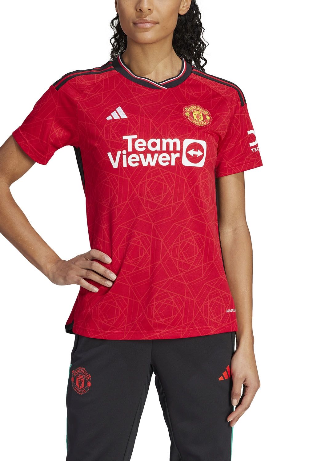 ADIDAS - Adidas Camiseta De Futbol Local Manchester United Mujer