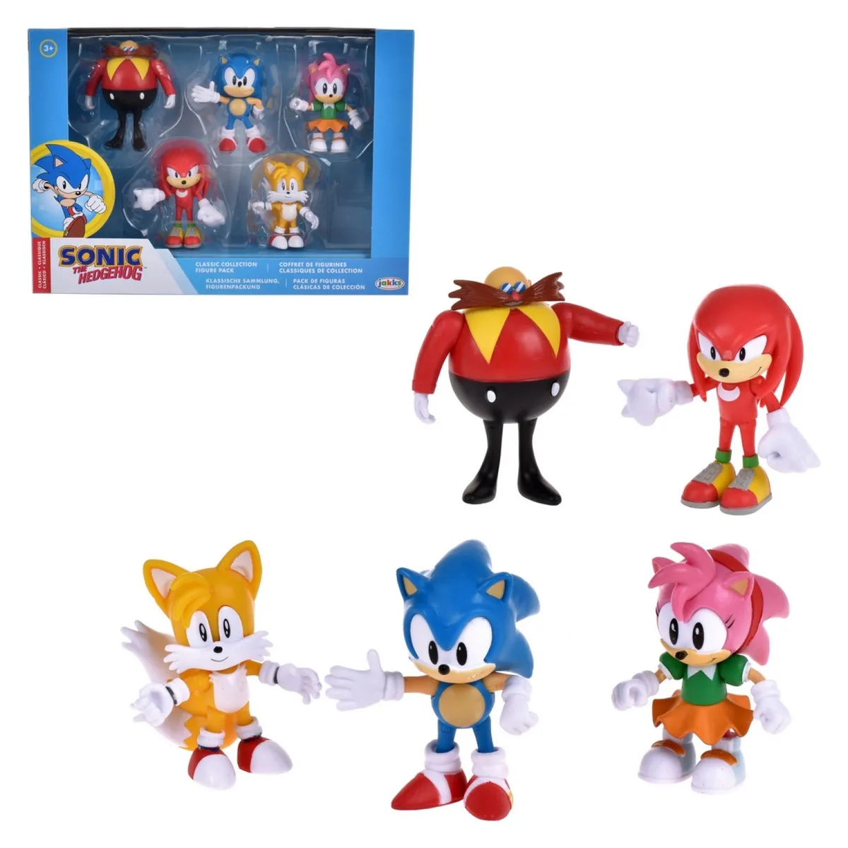 SONIC - Pack 5 Figuras De 6 Cms Sonic