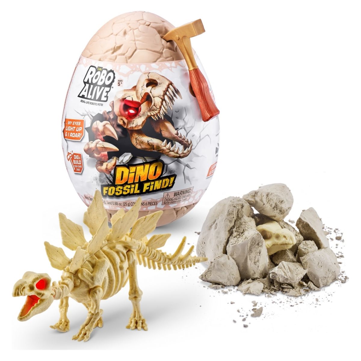 ZURU - Huevo Con Esqueleto De Dinosaurio Zuru