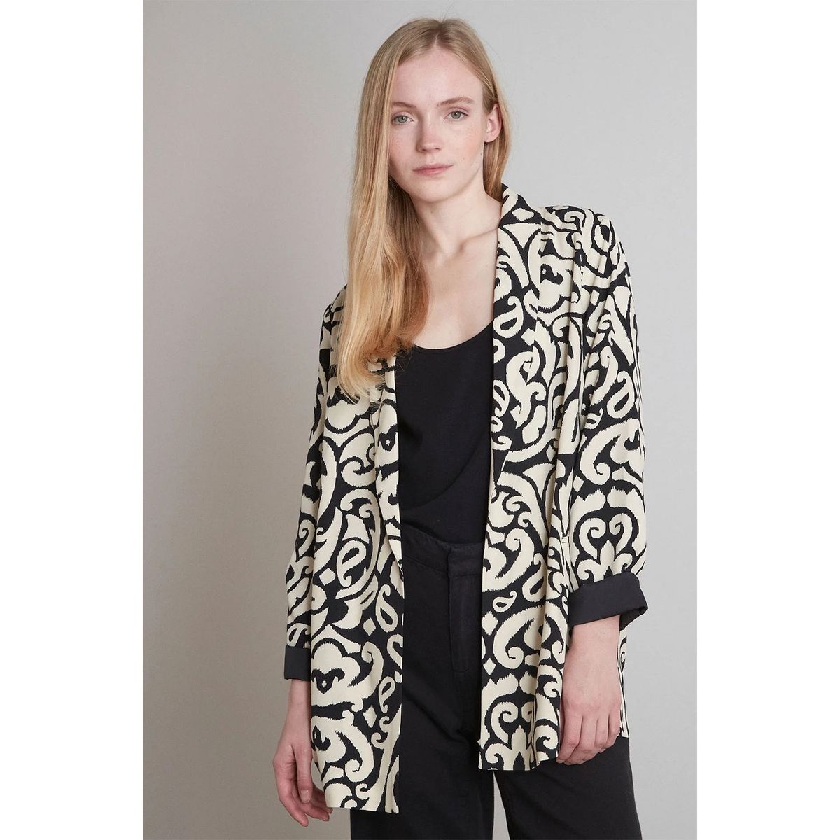 MAISON 123 - Blazer Estampado Mujer 123