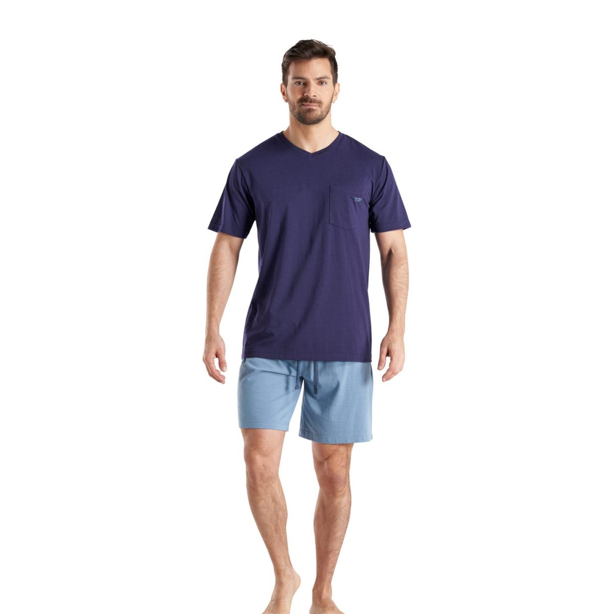TOP - Pijama Manga Corta Hombre Top