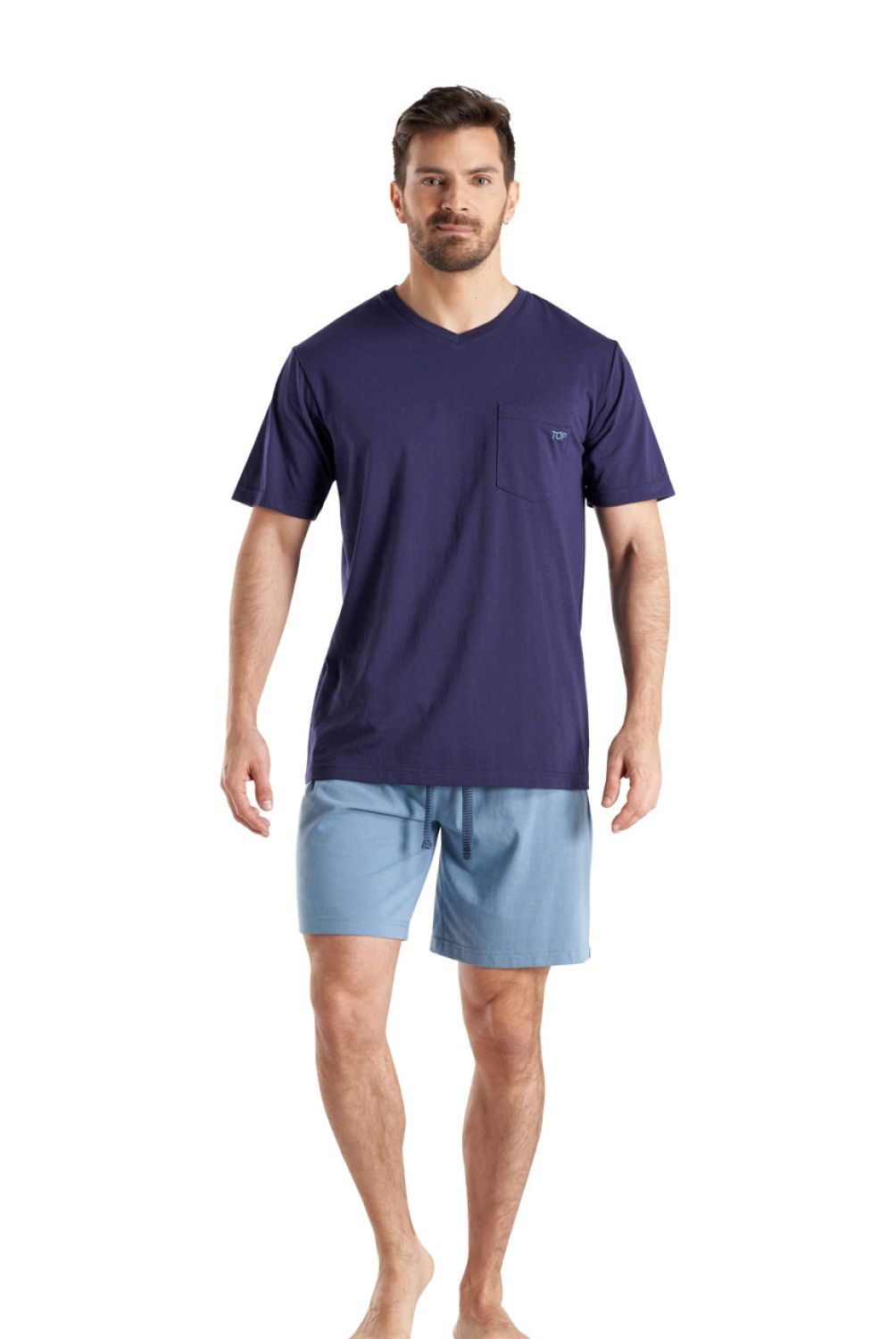 TOP - Pijama Manga Corta Hombre Top