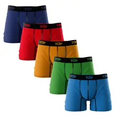 TOP - Pack De 5 Boxer Hombre Algodón