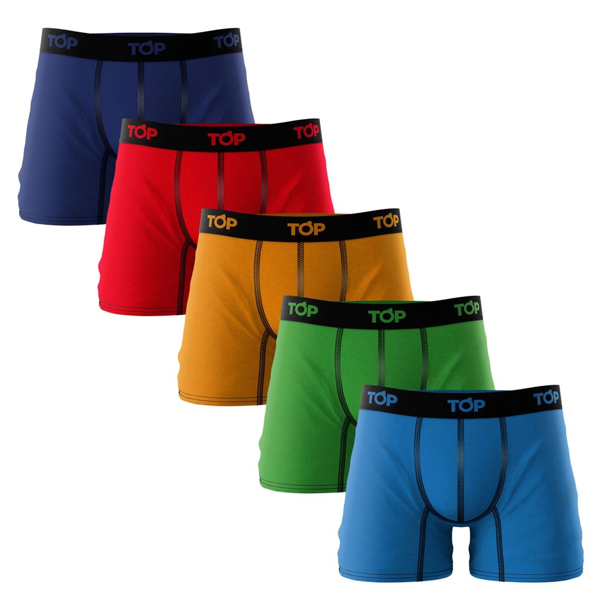 TOP - Pack De 5 Boxer Hombre Algodón Top