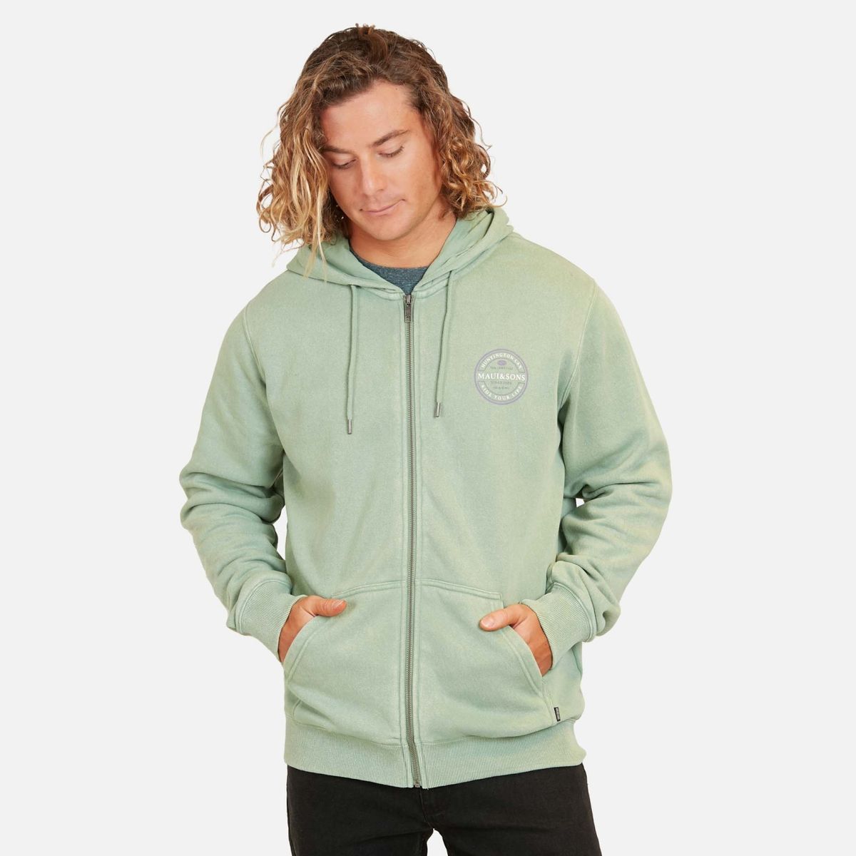 MAUI AND SONS - Polerón Con Cierre Algodón Hombre Maui And Sons