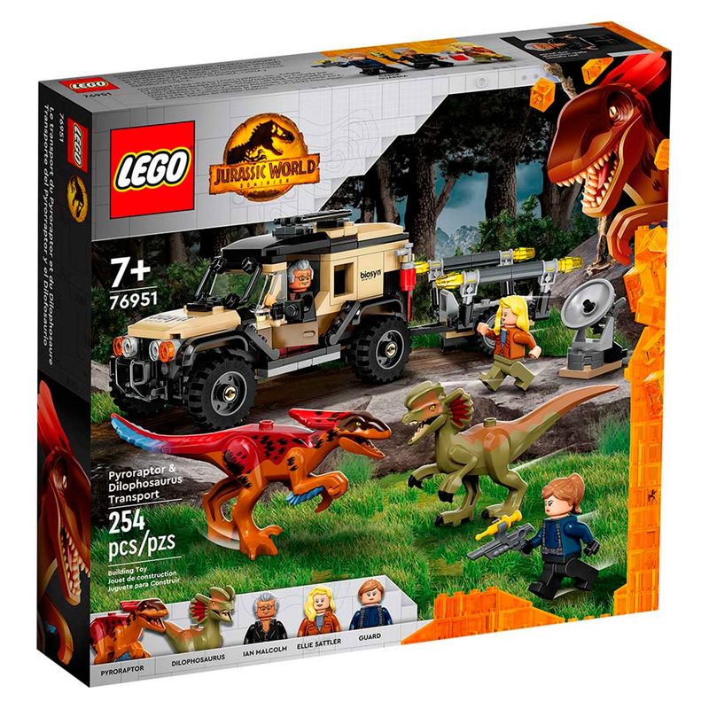 LEGO - Tran Pyrorrap y Dilofos Lego