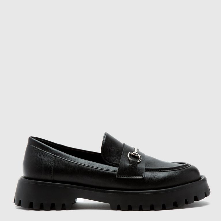 Mocasín Mujer Negro