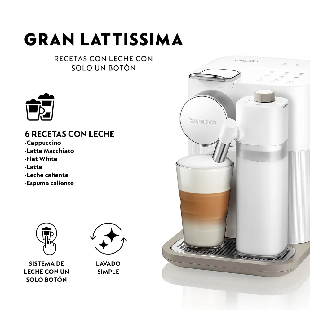 Nespresso Gran Lattissima Blanco, foto 4