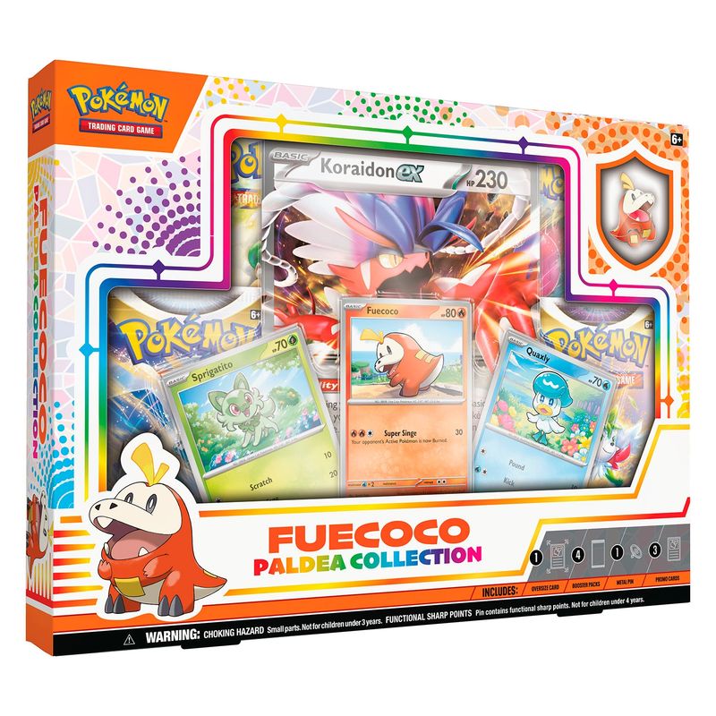 POKEMON - Cartas Pokémon Originales 3 Cartas Holográficas 1 Carta Holográfica Gran Tamaño 1 Pin 4 Sobres 1 Carta Código JCC Pokemon Live