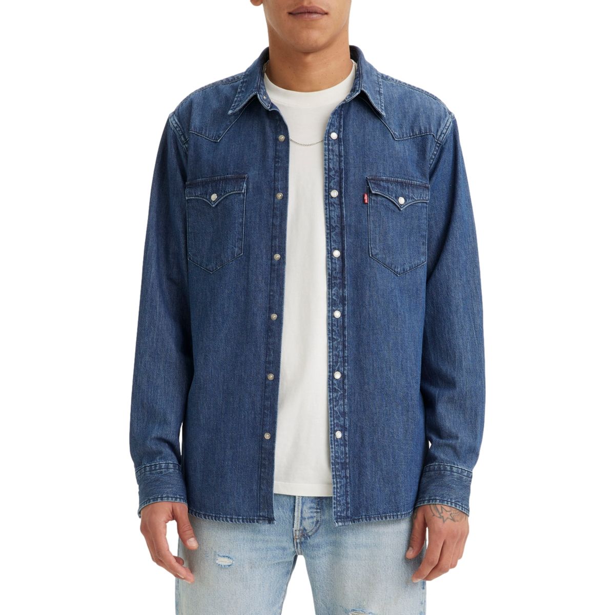 LEVIS - Camisa Hombre Denim Azul Levis