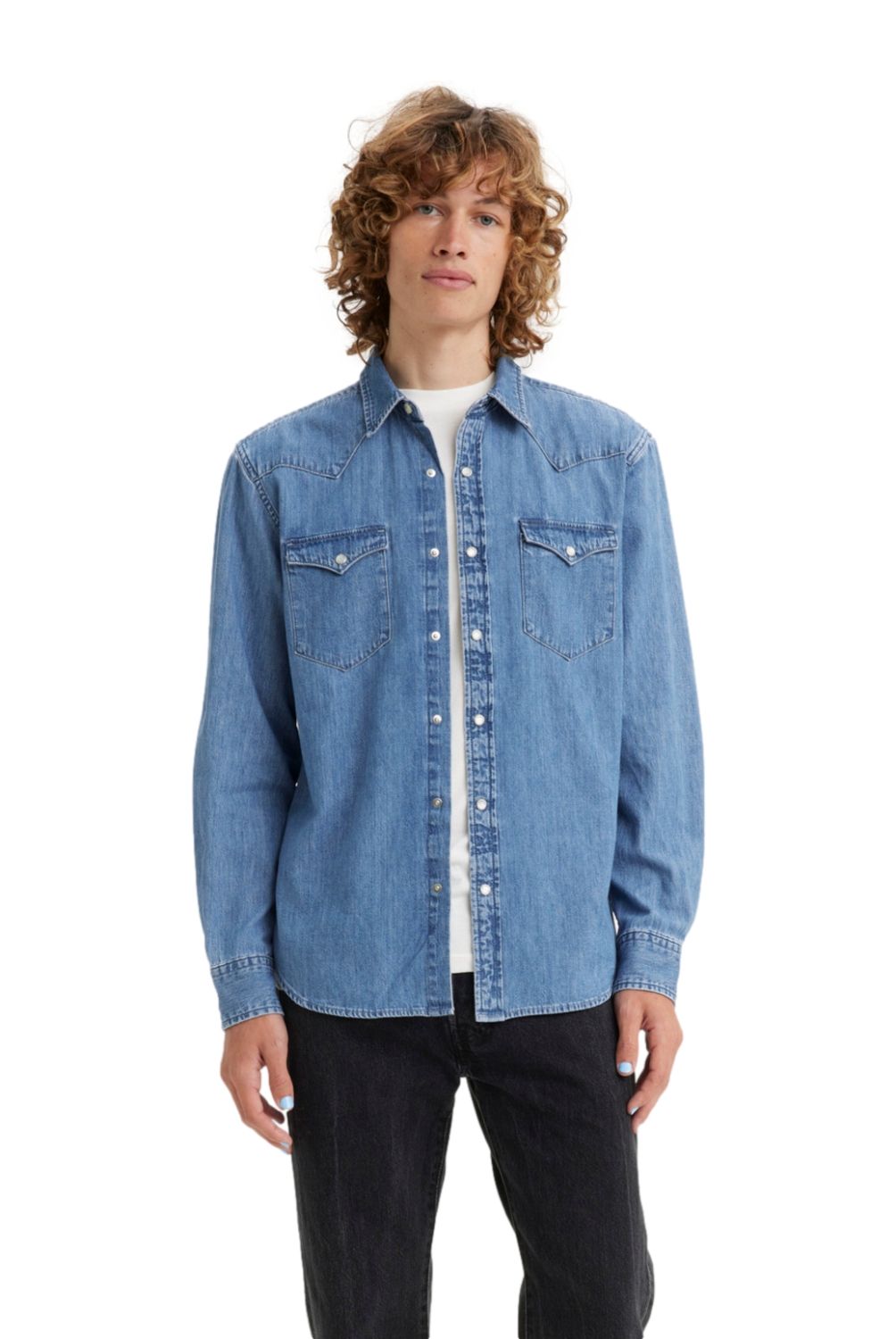 LEVIS - Camisa Denim Manga Larga Algodón Hombre Levis