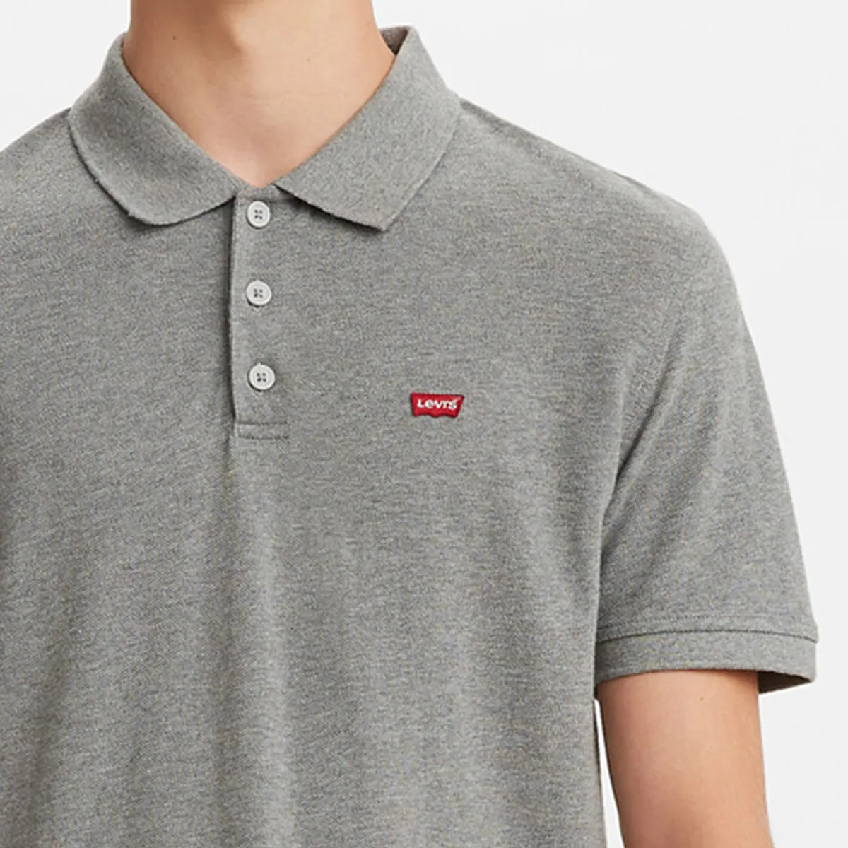 LEVIS - Polera Hombre Manga Corta Gris Levis