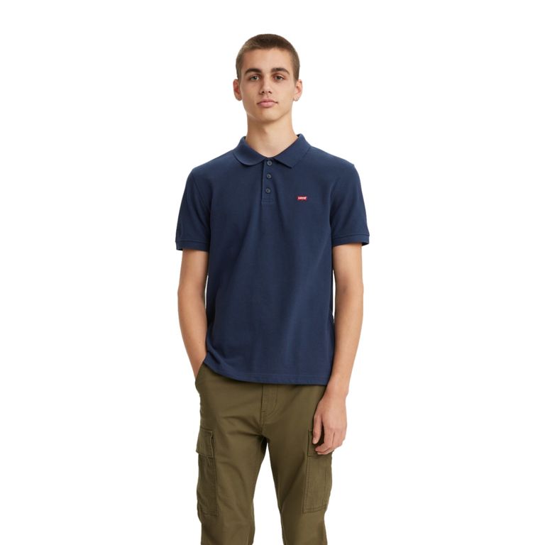 Polera Hombre Manga Corta Azul