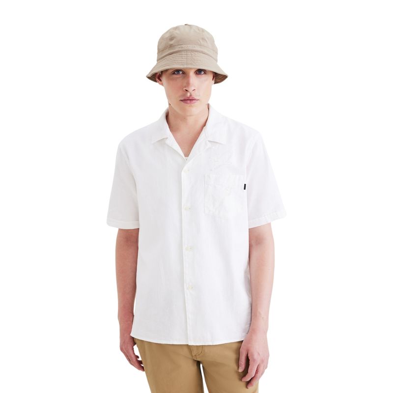 DOCKERS - Camisa Casual Manga Corta Algodón Easy Iron Hombre Dockers