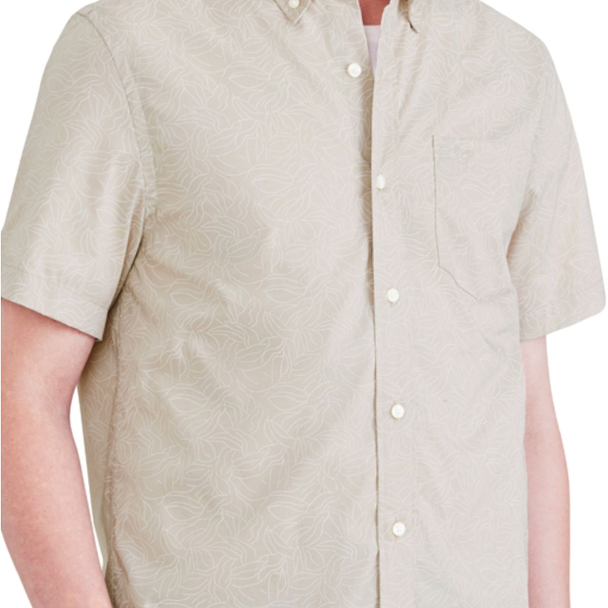 DOCKERS - Camisa Casual Manga Corta Algodón Easy Iron Hombre Dockers