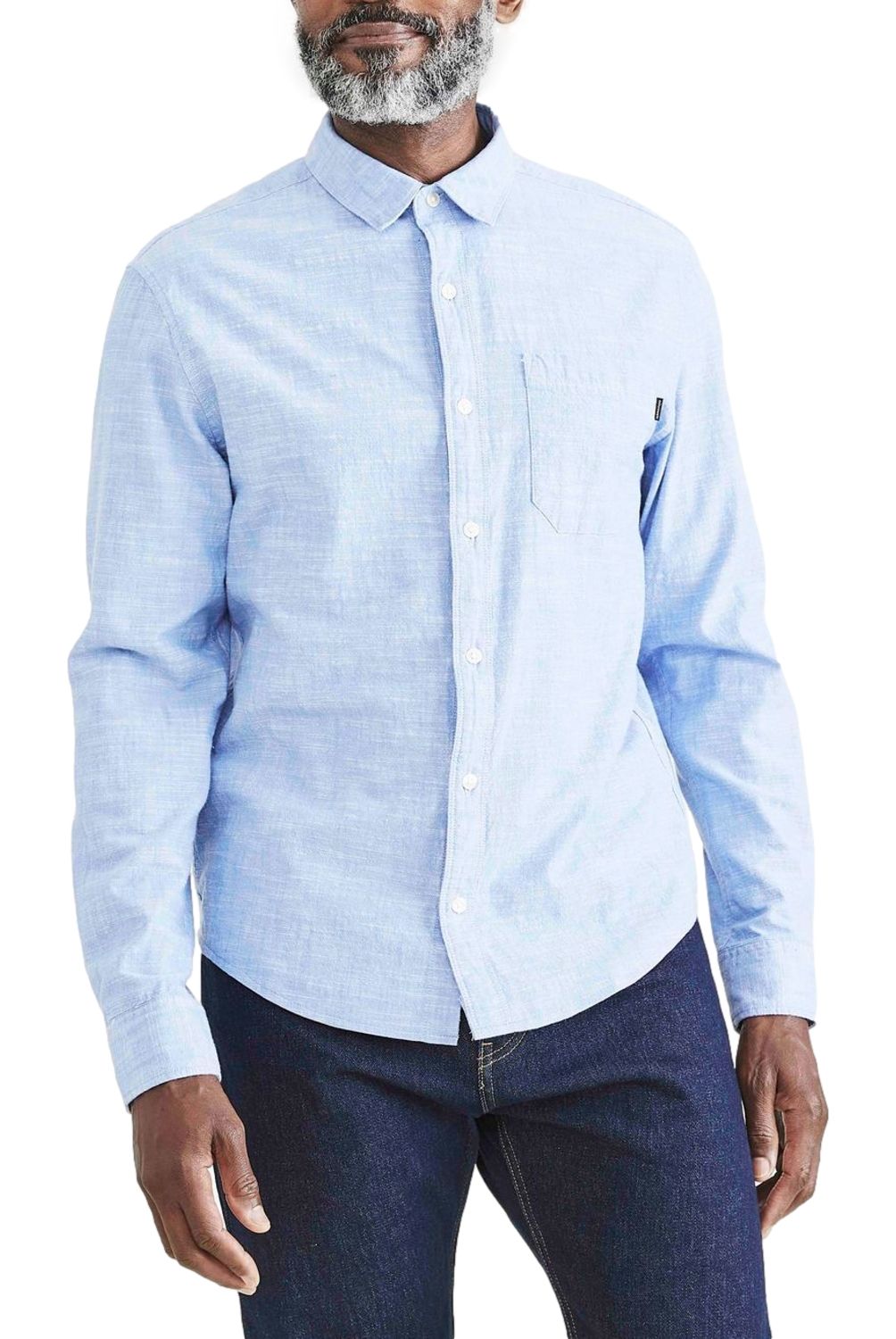 DOCKERS - Camisa Casual Manga Larga Algodón Easy Iron Hombre Dockers