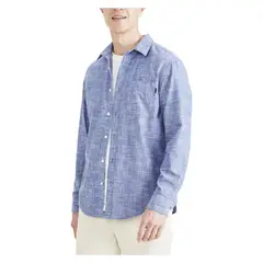 DOCKERS - Camisa Casual Manga Larga Algodón Easy Iron Hombre