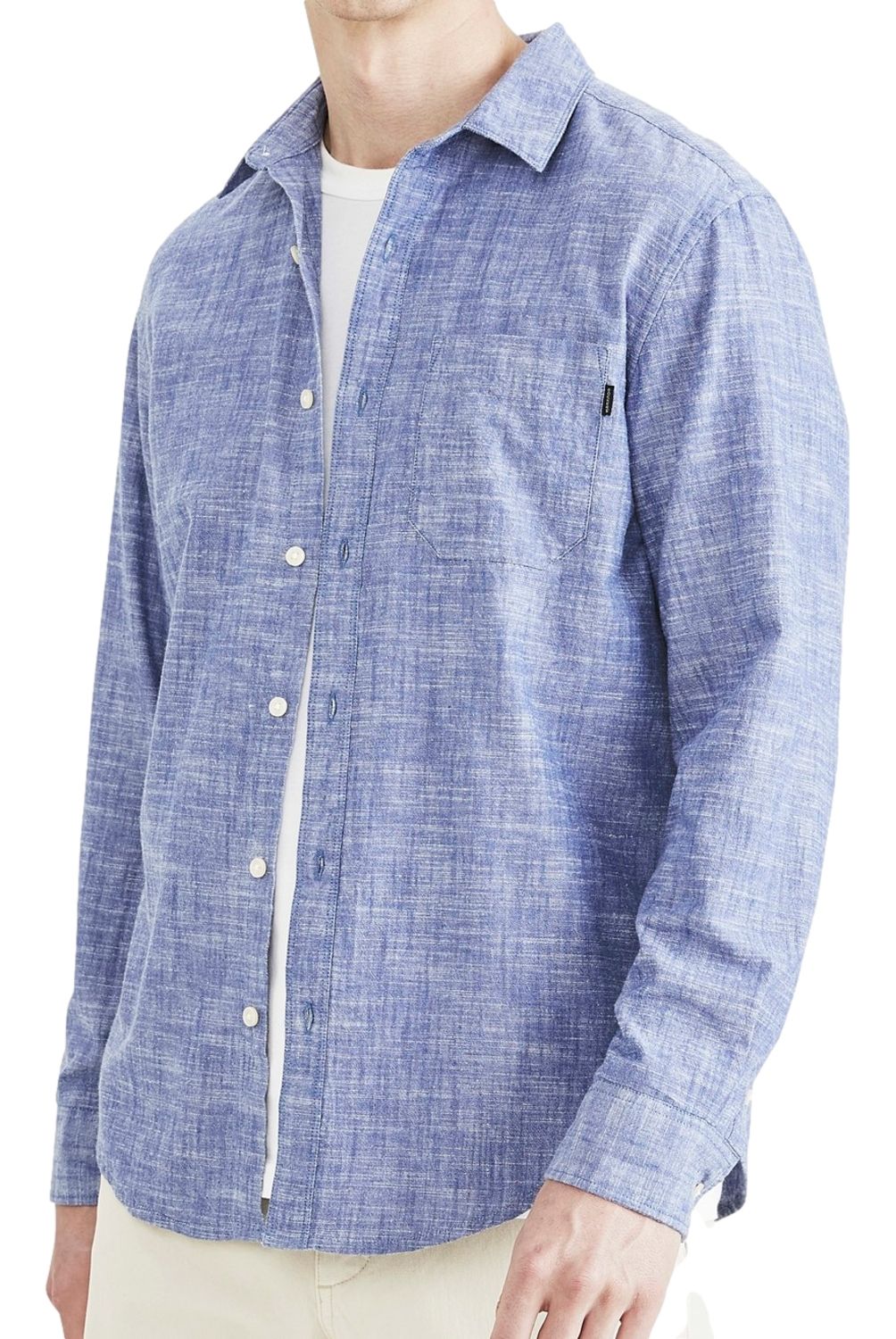 DOCKERS - Camisa Casual Manga Larga Algodón Easy Iron Hombre Dockers