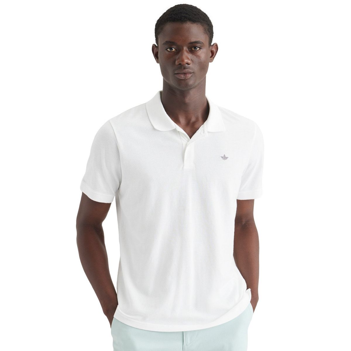 DOCKERS - Polera Pique Manga Corta Algodón Hombre Dockers