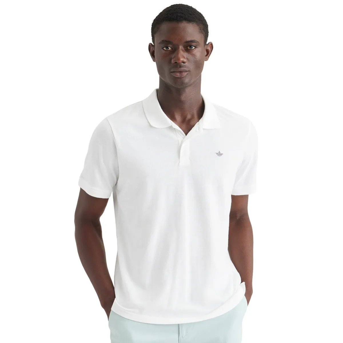 DOCKERS - Polera Pique Manga Corta Algodón Hombre Dockers