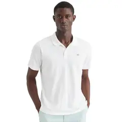 DOCKERS - Polera Pique Manga Corta Algodón Hombre