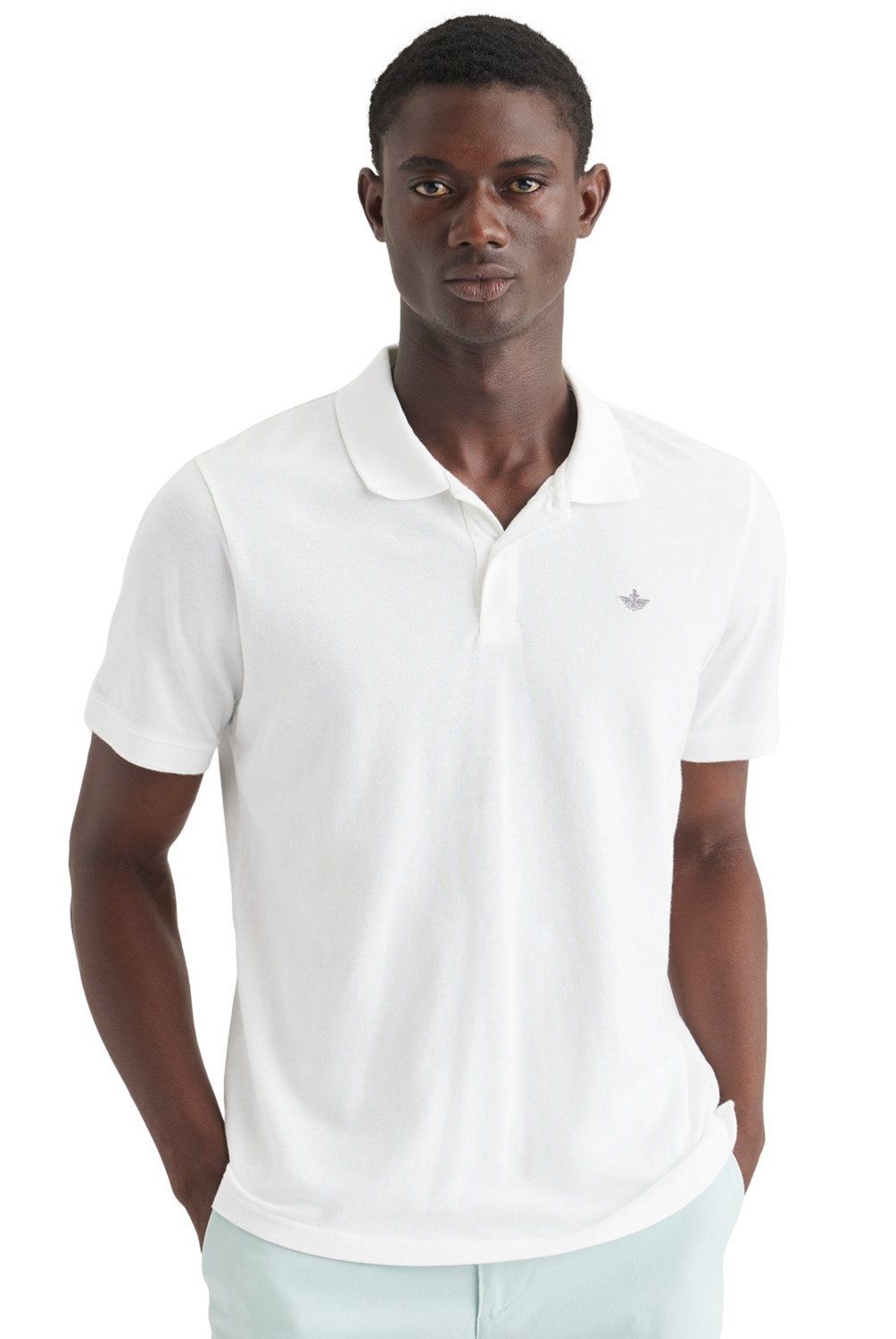 DOCKERS - Polera Pique Manga Corta Algodón Hombre Dockers