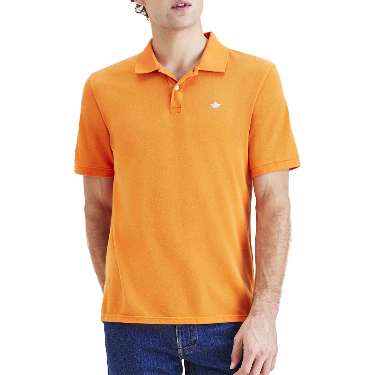 DOCKERS - Polera Con Cuello Pique Manga Corta Algodón Hombre Dockers