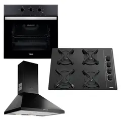 TEKA - Combo Horno 67 Litros Análogo + Encimera + Campana