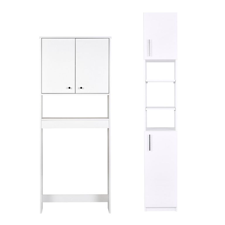 CIC Badkamer Combo Estante 2 Puertas + Estante Organizador Baño