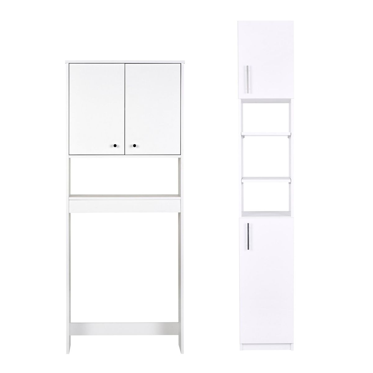 CIC - Badkamer Combo Estante 2 Puertas + Estante Organizador Baño Cic