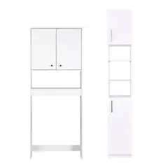 CIC - Badkamer Combo Estante 2 Puertas + Estante Organizador Baño