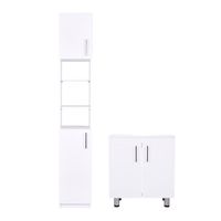 Combo Vanitorio + Estante Organizador Baño