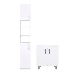 CIC - Combo Vanitorio + Estante Organizador Baño