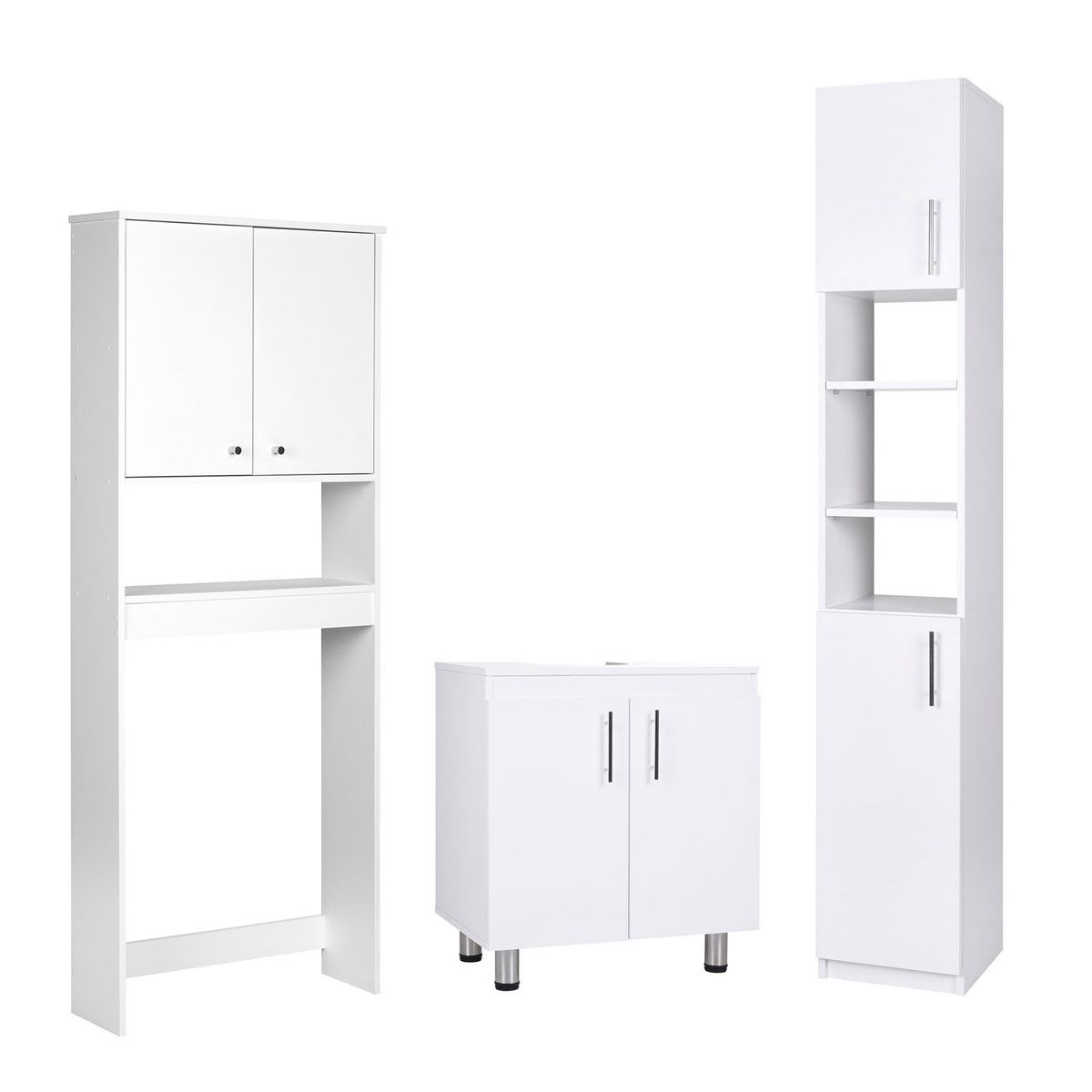 CIC - Combo Estante 2 Puertas + Vanitorio + Estante Organizador Cic