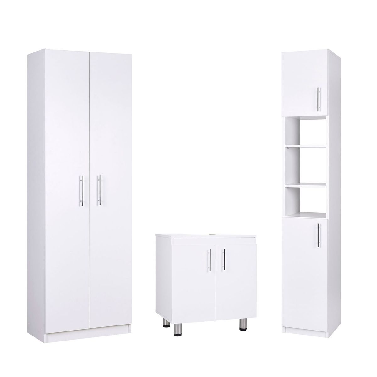 CIC - Badkamer Combo Vanitorio + Despensero + Estante Organizador Cic