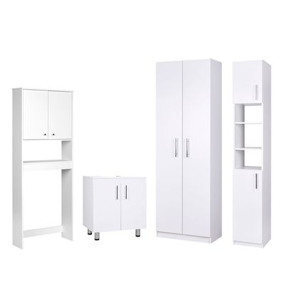 Imagen 2 del producto Combo Estante 2 Puertas + Vanitorio + Estante Organizador + Despensero