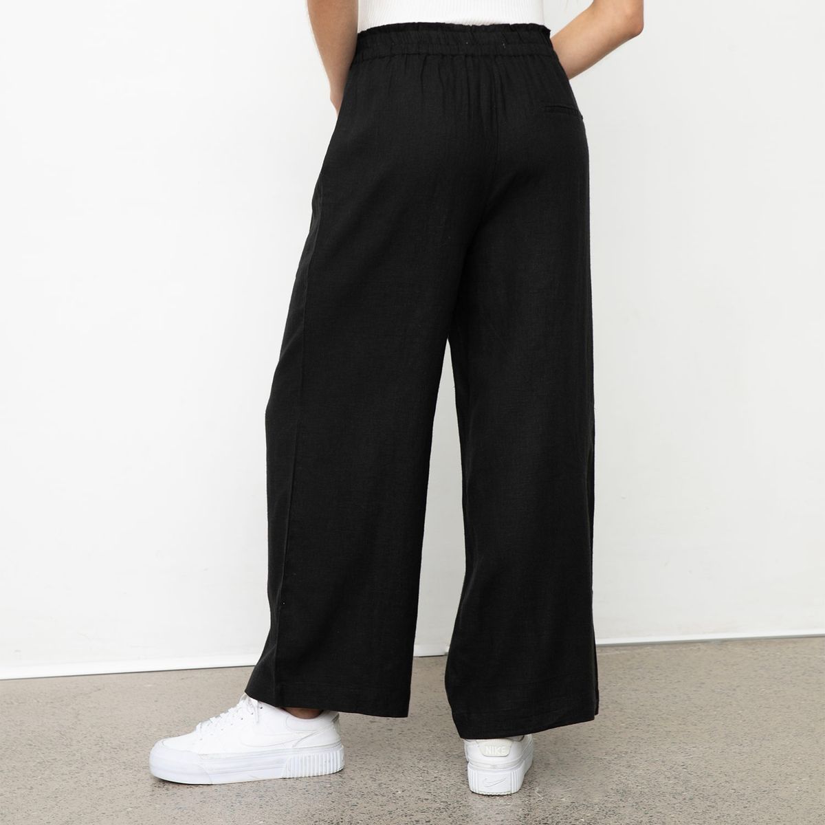 ONLY - Pantalón Lino Mujer Only