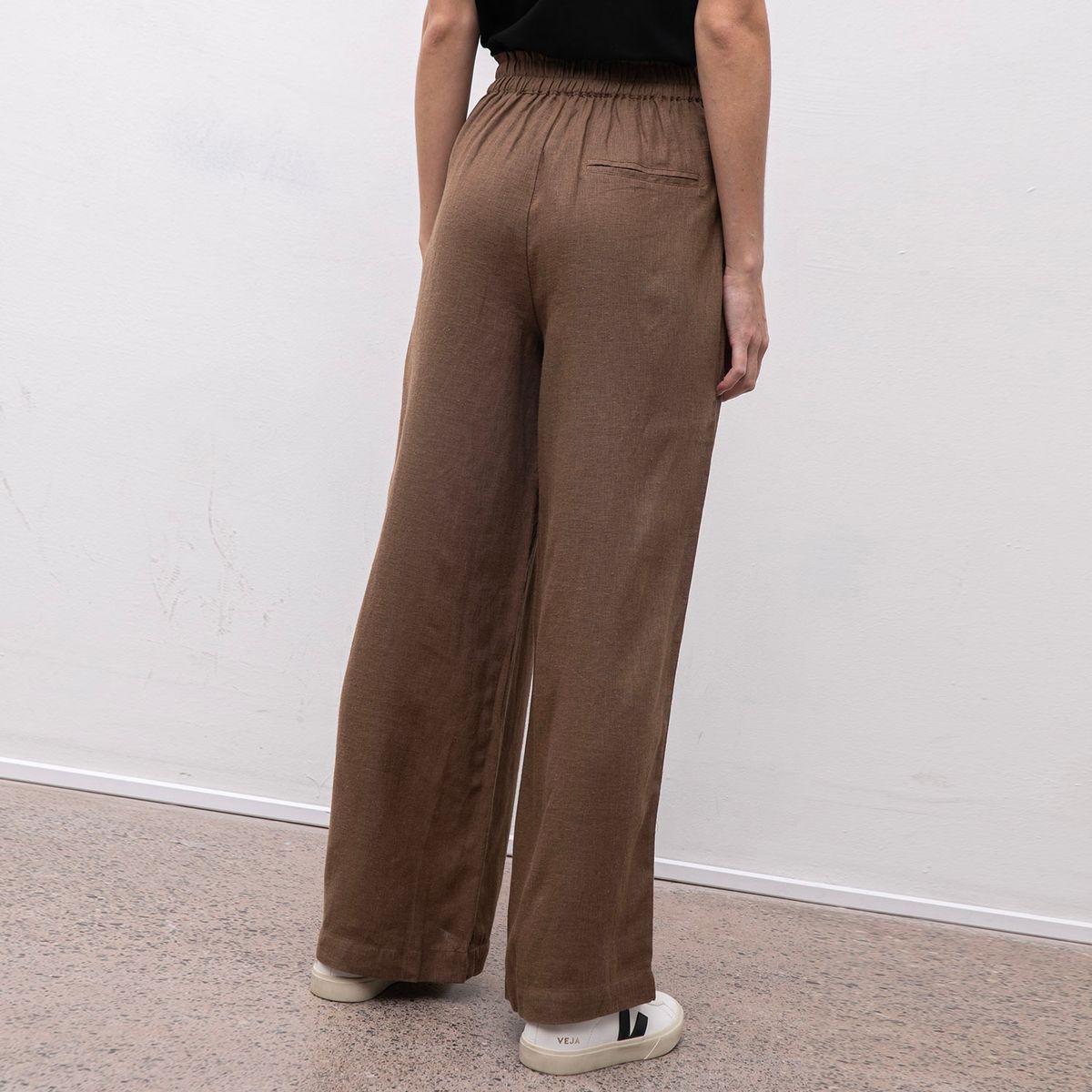 ONLY - Pantalón Lino Mujer Only