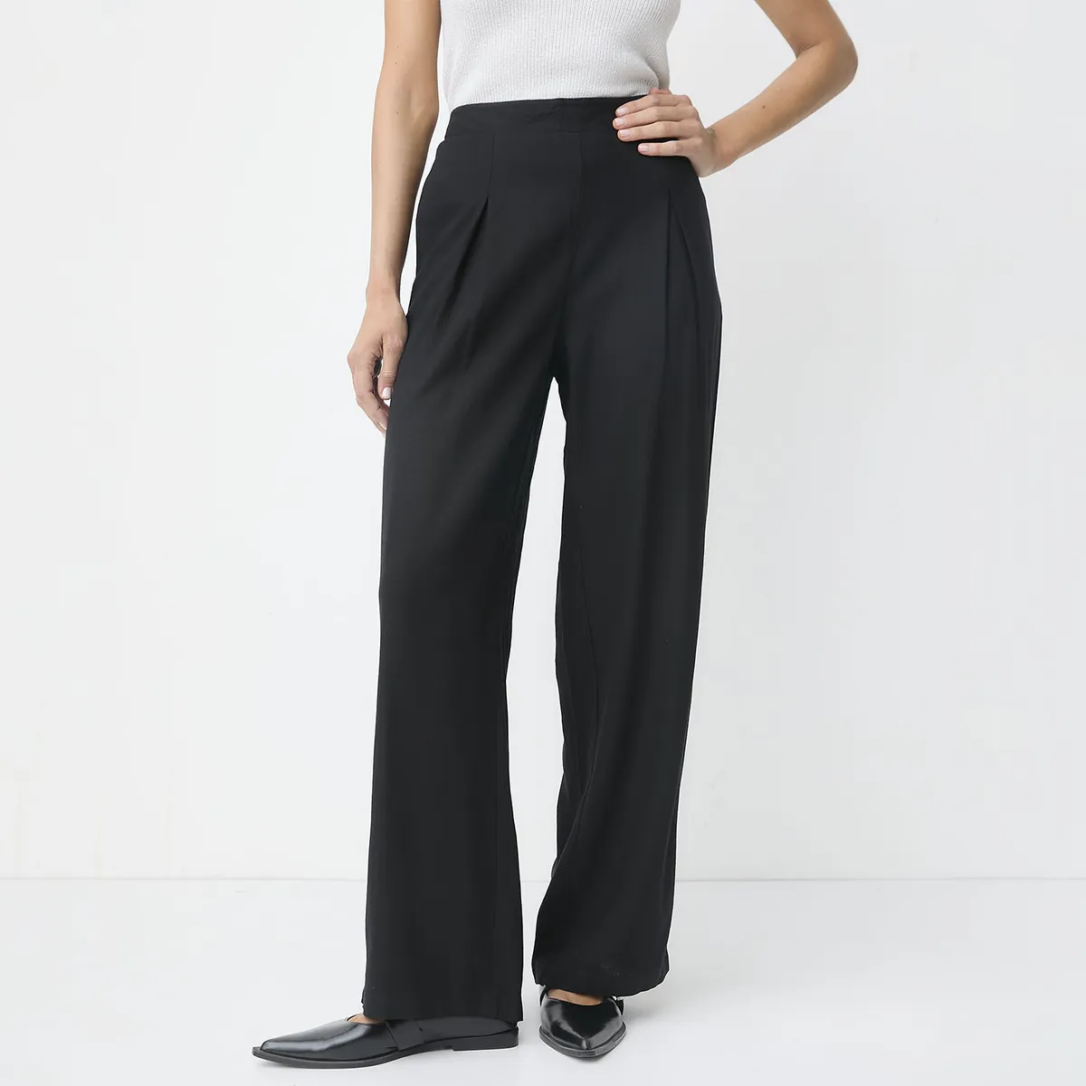 VERO MODA - Pantalón Tiro Alto Mujer Vero Moda