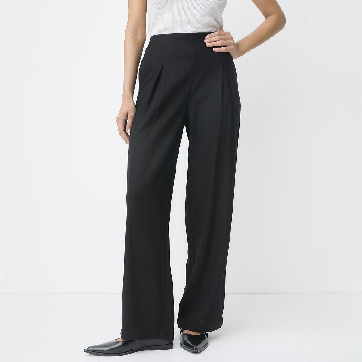 VERO MODA - Pantalón Tiro Alto Mujer Vero Moda