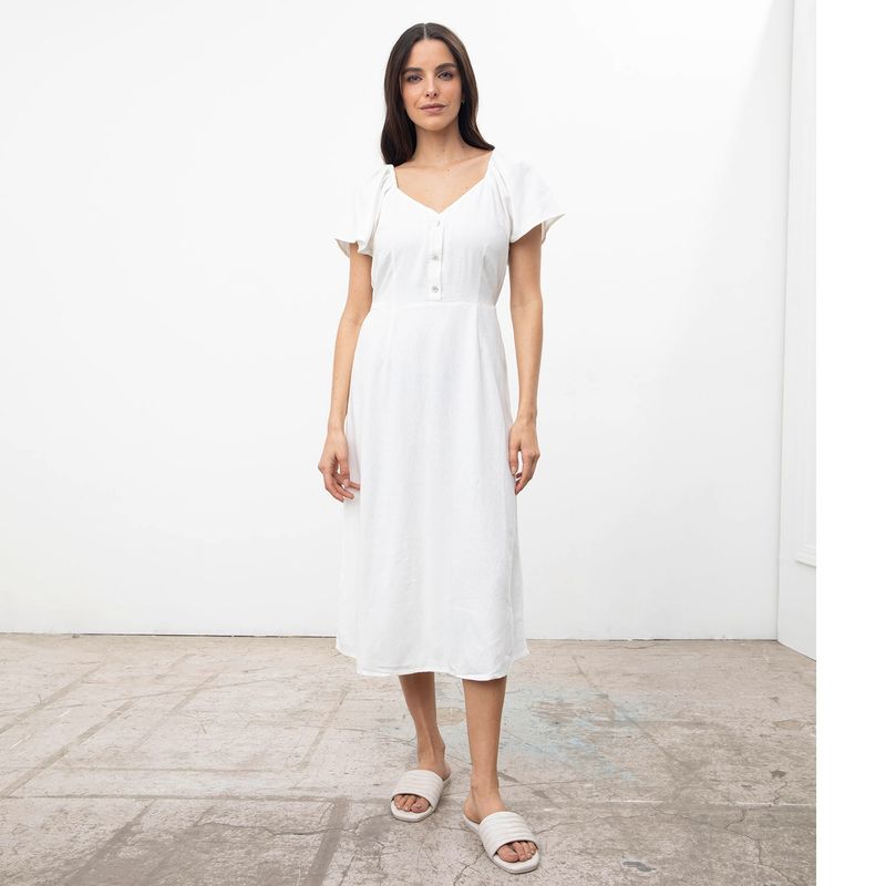 VERO MODA - Vestido Midi Mujer Vero Moda