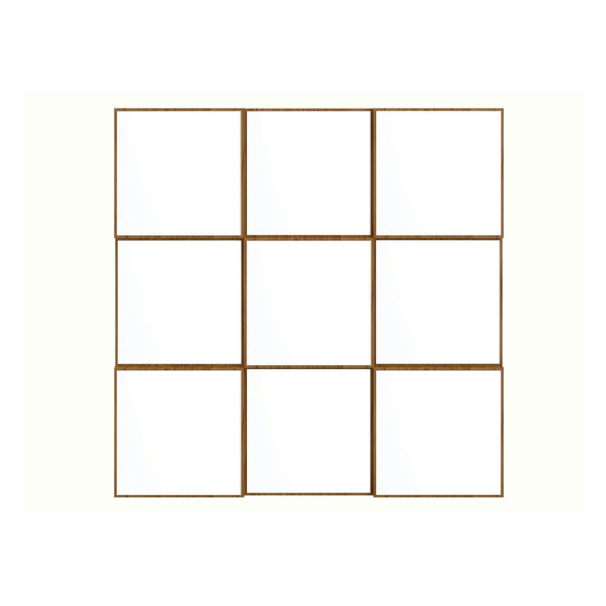 DECOCASA - Espejo Tb86 Castaño  Decocasa