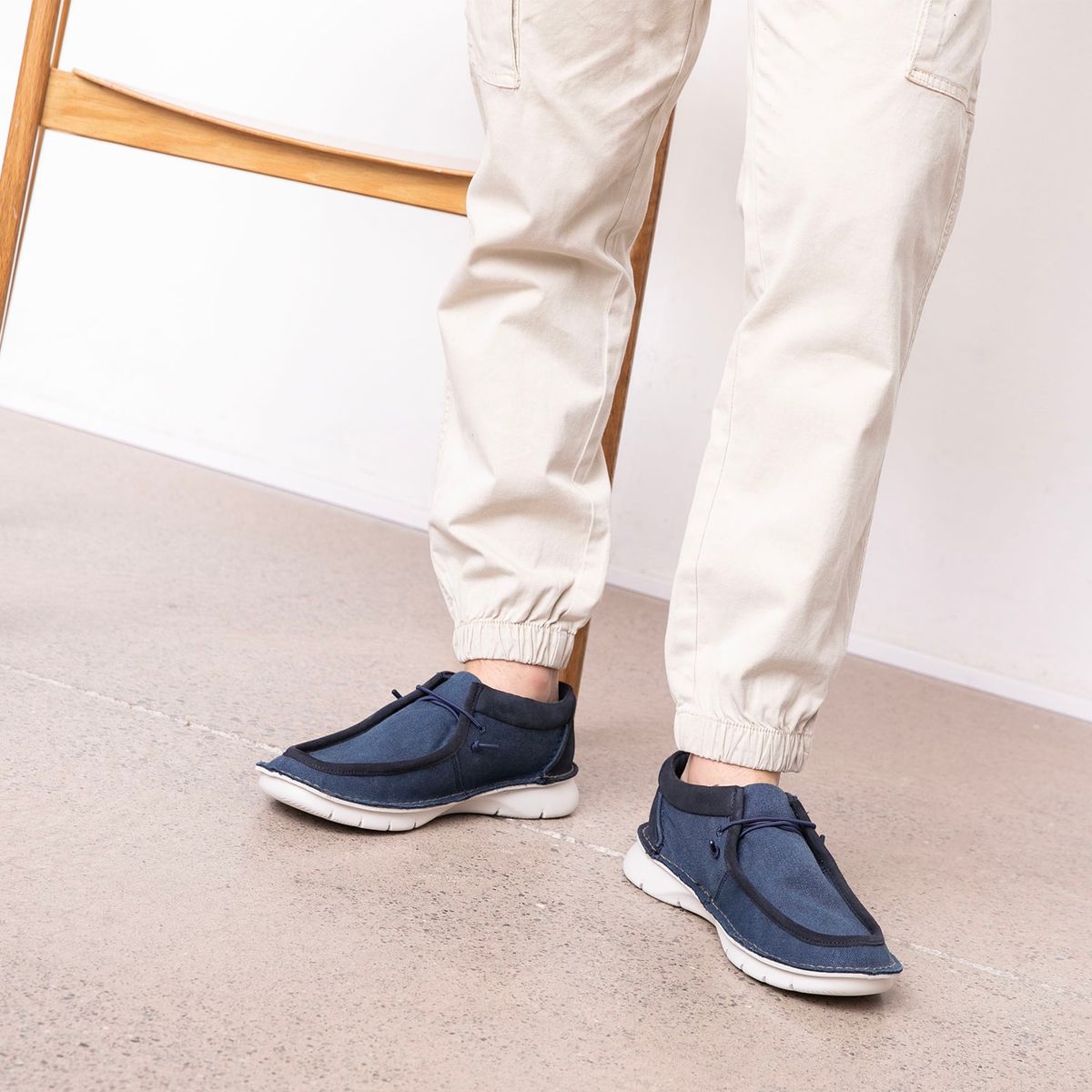 CLARKS - Zapato Casual Hombre Azul Clarks