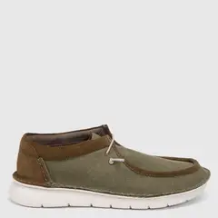 CLARKS - Zapato Casual Hombre Verde