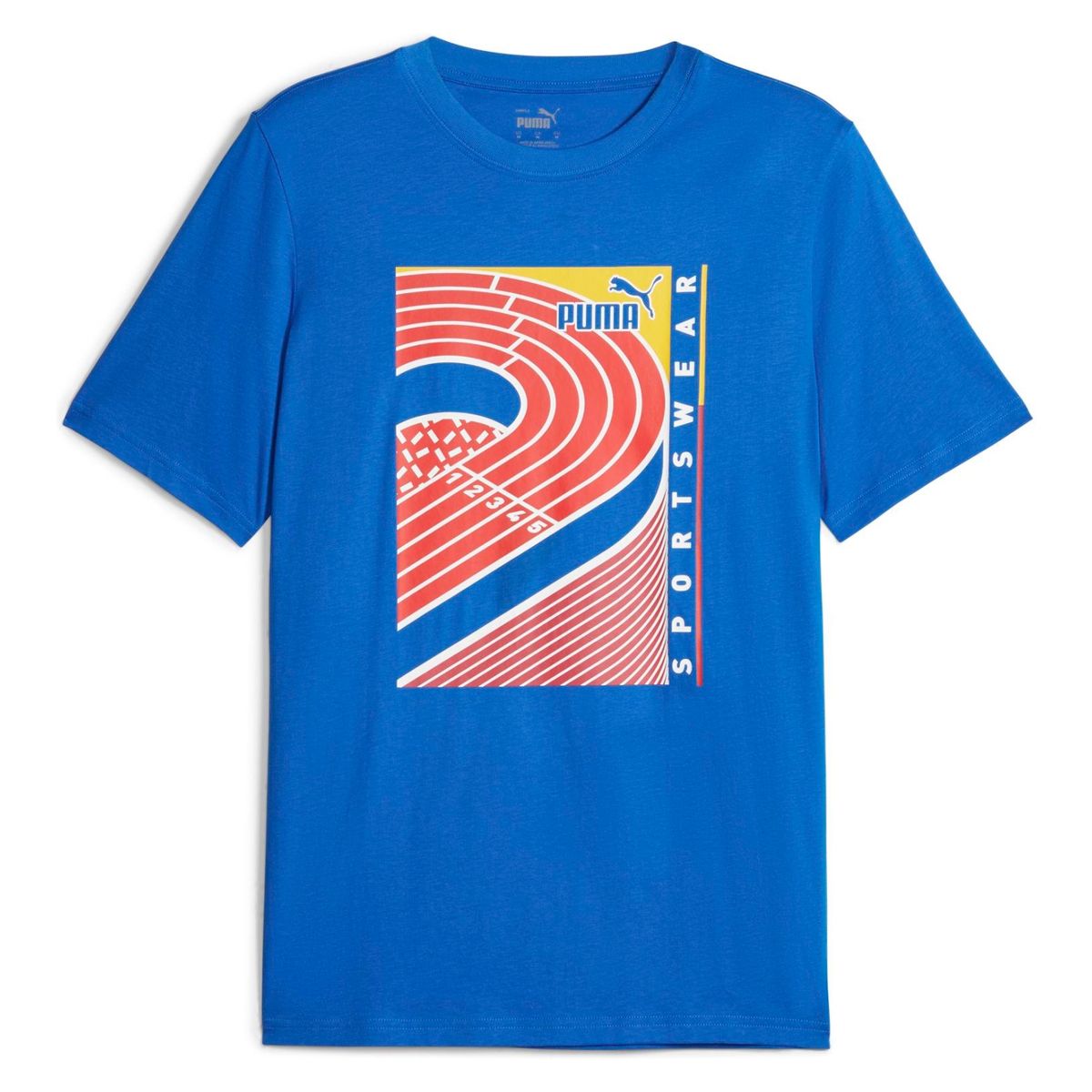 PUMA - Polera Manga Corta Algodón Hombre Puma