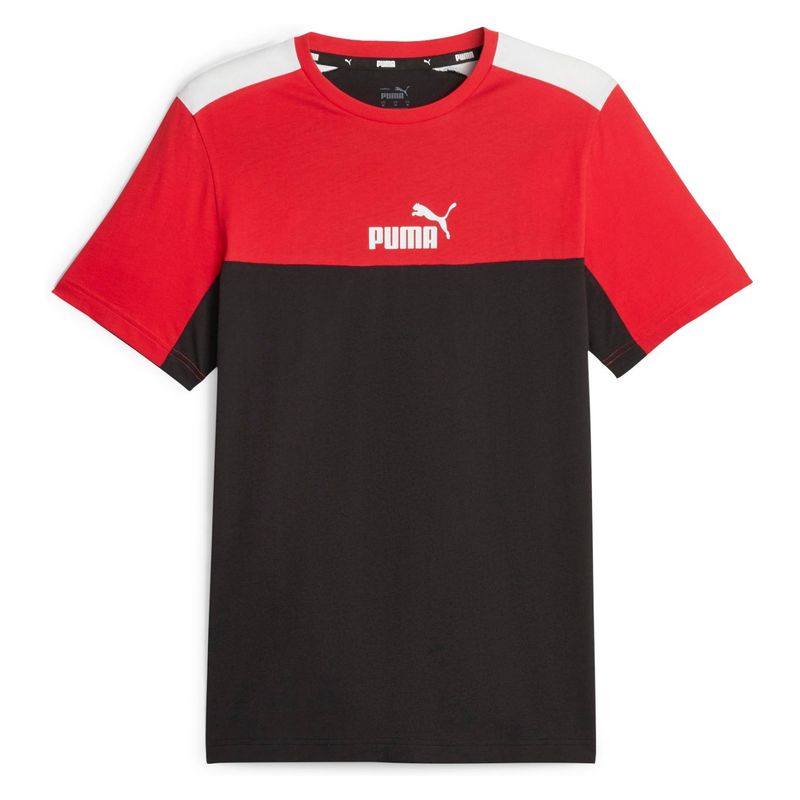 PUMA - Polera Manga Corta Algodón Hombre Puma