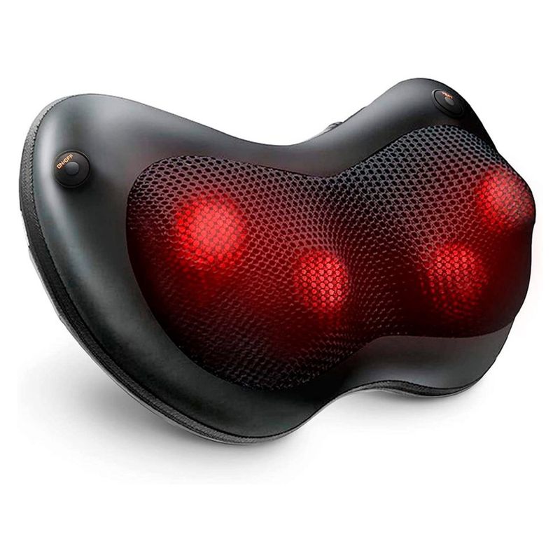 NAIPO - Almohada Masajeadora Shiatsu de Cuello Con Calor MGP-129A Naipo
